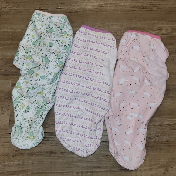 SwaddleMe Swaddles Set of 3 Baby Girl - Picture 3 of 3
